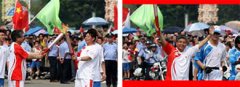 奧運圣火抵達惠州，旭日集團總經理，常宏公司董事長楊勛擔任火炬手
